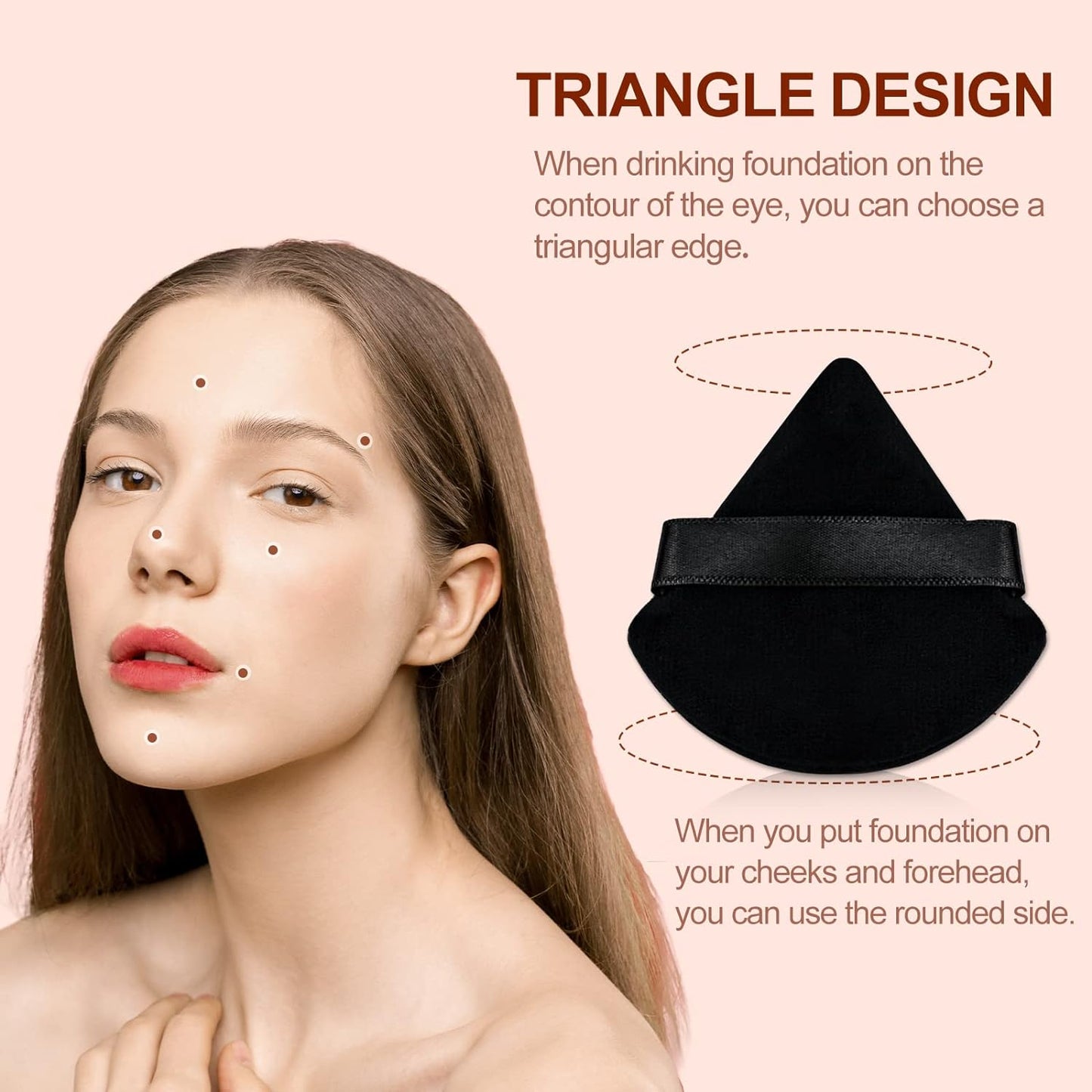 2PCS Powder Puff