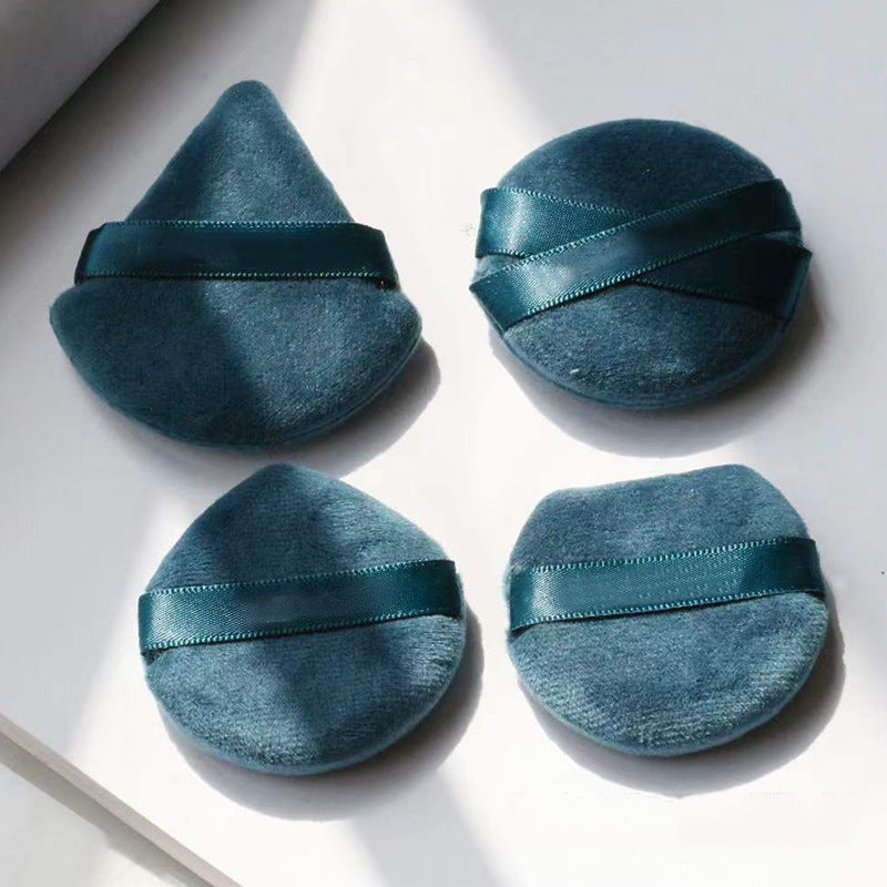 4PCS Vertical velvet powder puff
