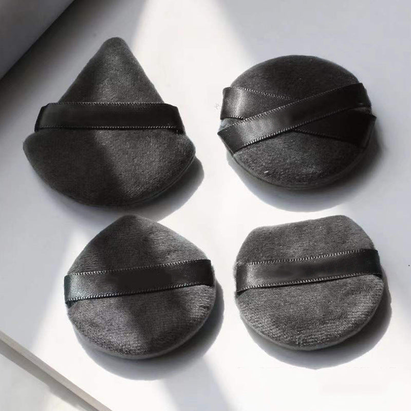 4PCS Vertical velvet powder puff