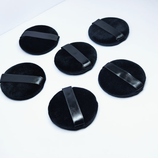 طقم إسفنجة بودرة مخملية كريستالية 10 قطع (55x10mm)