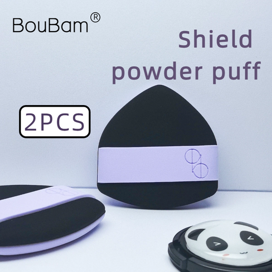 2PCS/Pack Dual-sided Powder puff with foundation liquid