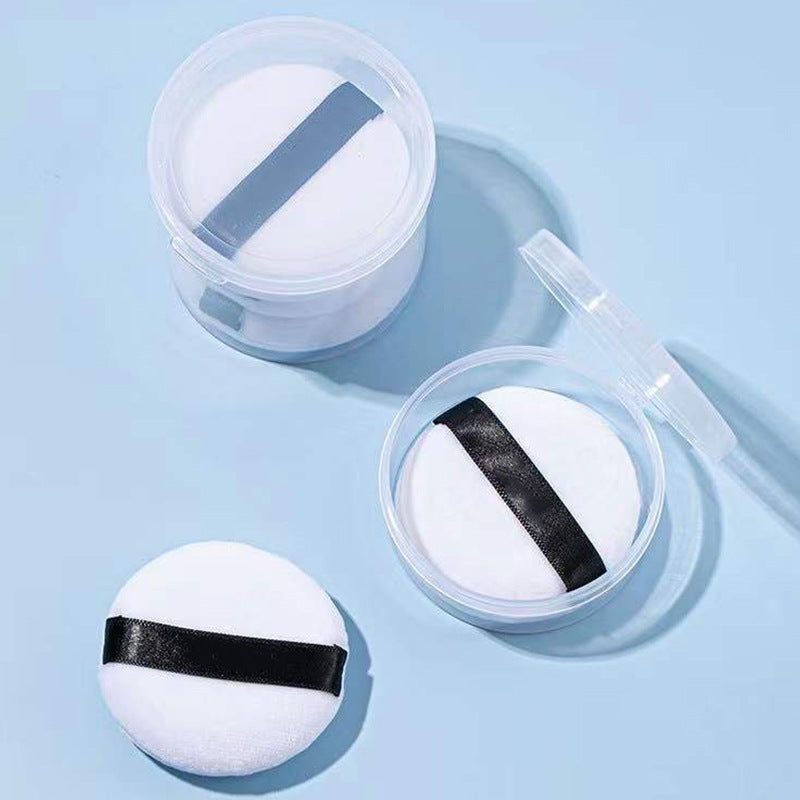 Ultra-Soft Crystal Powder Puff for Flawless Setting | Velvet Makeup Sponge